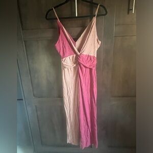 Anthropologie colorblock jumpsuit